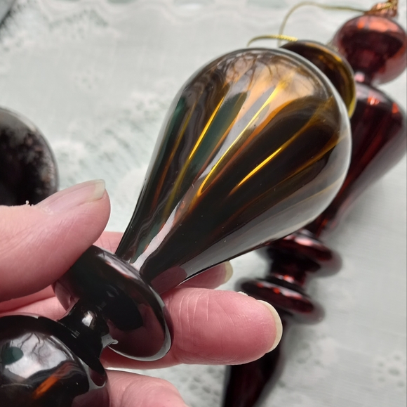 Vintage style Glass Christmas ornaments - Picture 5 of 6